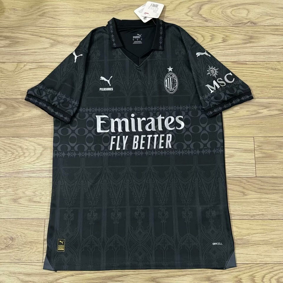 AAA Quality AC Milan 23/24 Fourth Black Soccer Jersey